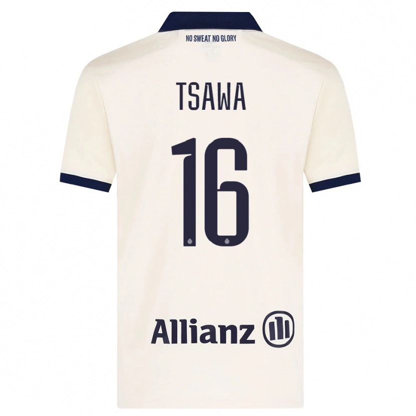 Danxen Bambino Maglia Cheveyo Tsawa #16 Beige Nero Kit Gara Away 2026/27 Maglietta
