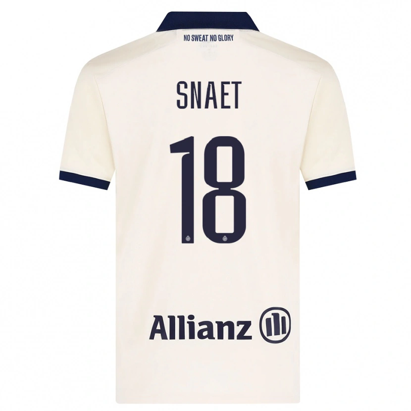 Danxen Bambino Maglia Bas Snaet #18 Beige Nero Kit Gara Away 2026/27 Maglietta