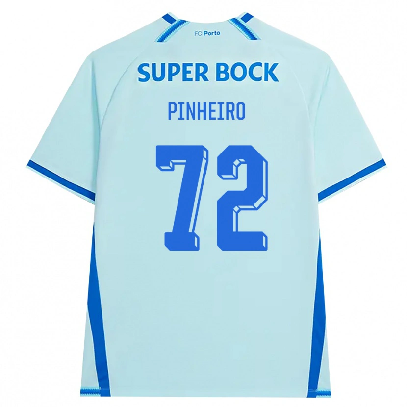 Danxen Bambino Maglia Rodrigo Pinheiro #72 Azzurro Chiaro Blu Kit Gara Third 2026/27 Maglietta