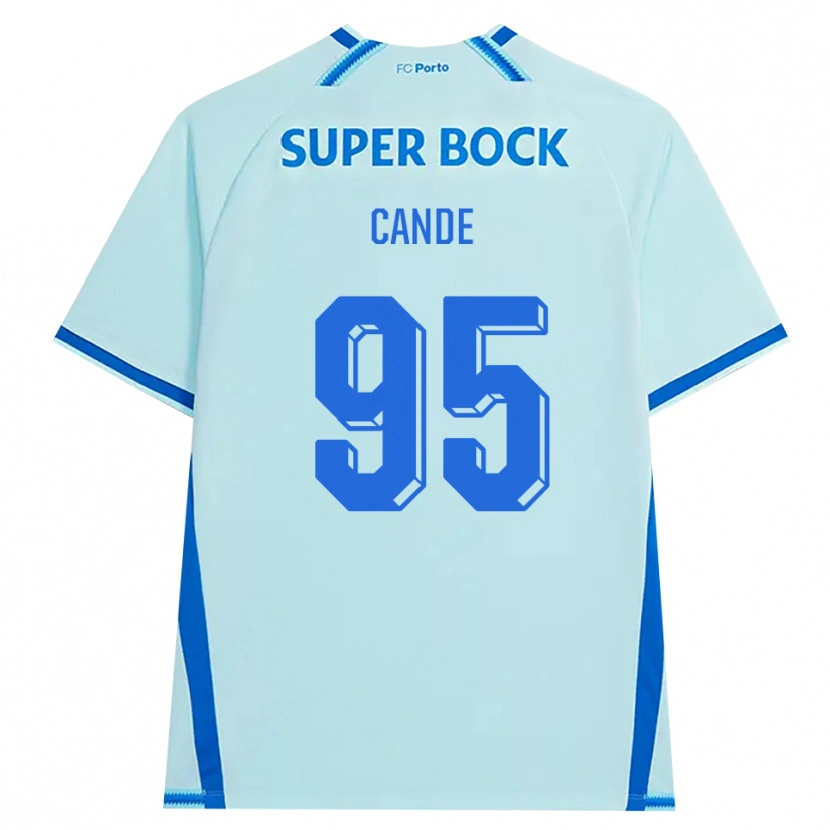 Danxen Bambino Maglia Anhá Cande #95 Azzurro Chiaro Blu Kit Gara Third 2026/27 Maglietta