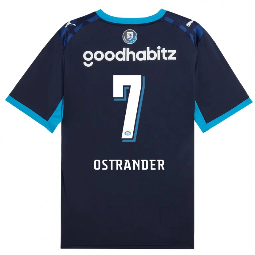 Danxen Bambino Maglia William Ostrander #7 Blu Dodger Blu Reale Kit Gara Third 2026/27 Maglietta