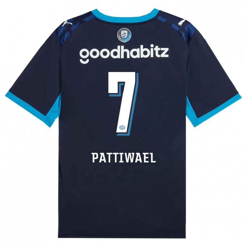 Danxen Bambino Maglia Naomi Pattiwael #7 Blu Dodger Blu Reale Kit Gara Third 2026/27 Maglietta