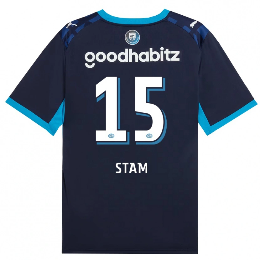 Danxen Bambino Maglia Dyran Stam #15 Blu Dodger Blu Reale Kit Gara Third 2026/27 Maglietta
