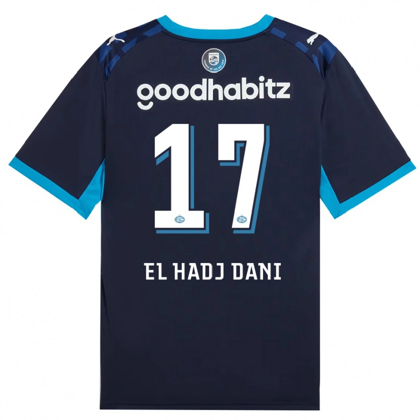 Danxen Bambino Maglia Soudais El Hadj Dani #17 Blu Dodger Blu Reale Kit Gara Third 2026/27 Maglietta