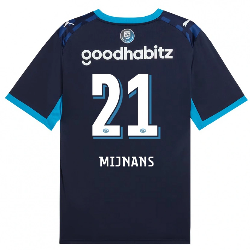 Danxen Bambino Maglia Sven Mijnans #21 Blu Dodger Blu Reale Kit Gara Third 2026/27 Maglietta