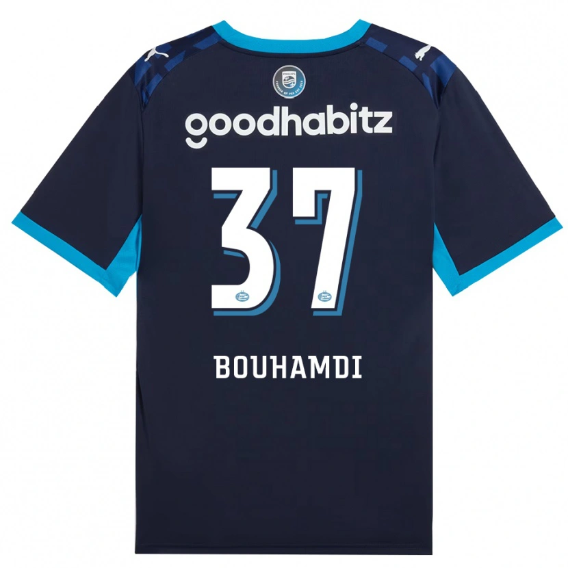 Danxen Bambino Maglia Amir Bouhamdi #37 Blu Dodger Blu Reale Kit Gara Third 2026/27 Maglietta