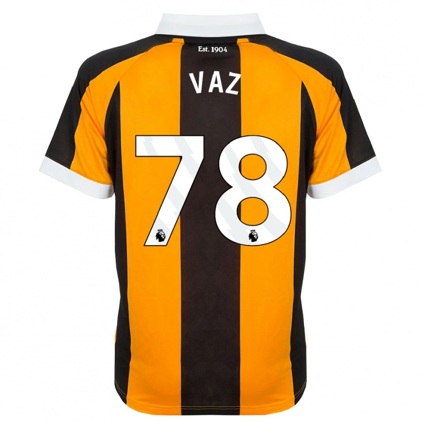 Danxen Bambino Maglia Robinio Vaz #78 Arancione Nero Bianco Kit Gara Home 2026/27 Maglietta