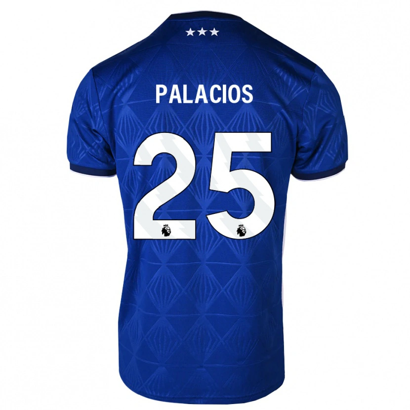 Danxen Bambino Maglia Exequiel Palacios #25 Blu Medio Bianco Rosso Kit Gara Home 2026/27 Maglietta