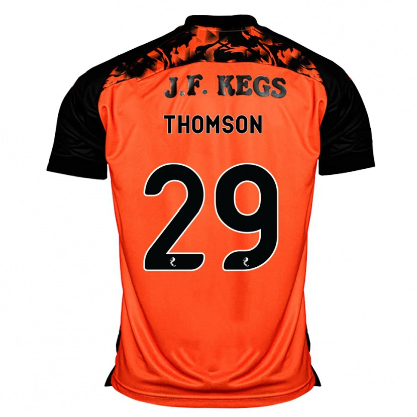 Danxen Uomo Maglia Miller Thomson #29 Arancione Nero Bianco Kit Gara Home 2026/27 Maglietta