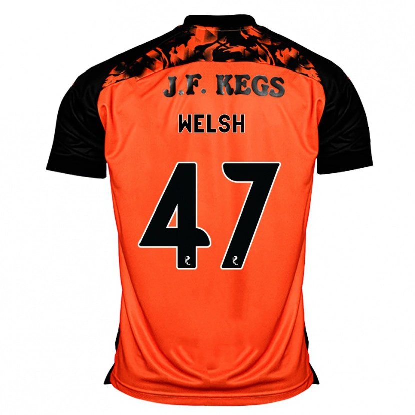 Danxen Uomo Maglia Harry Welsh #47 Arancione Nero Bianco Kit Gara Home 2026/27 Maglietta