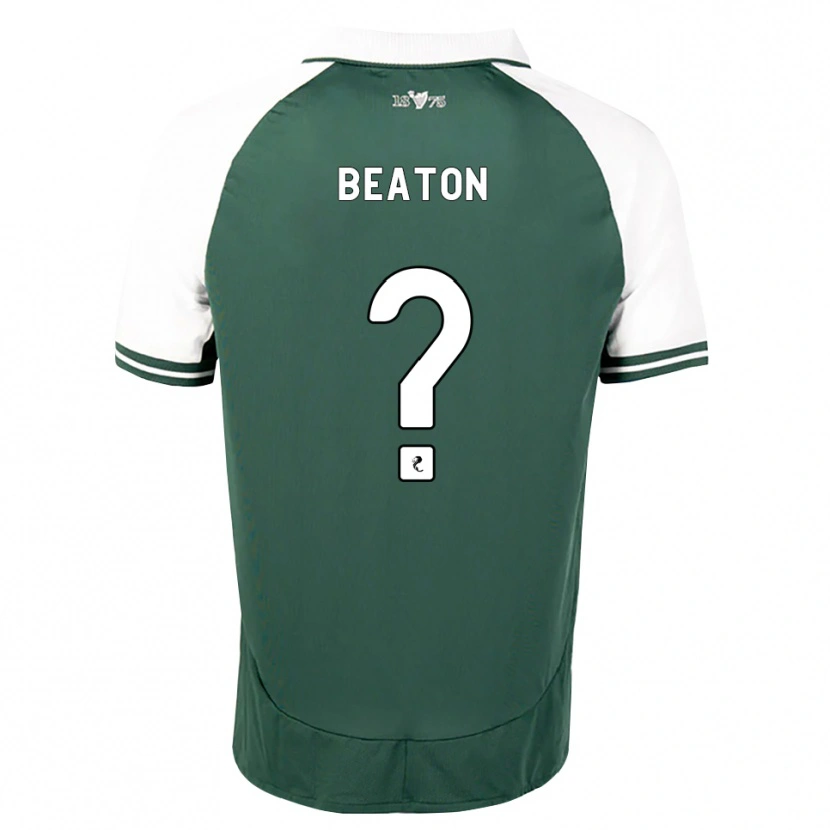 Danxen Uomo Maglia Christian Beaton #0 Bianco Verde Marino Kit Gara Home 2026/27 Maglietta