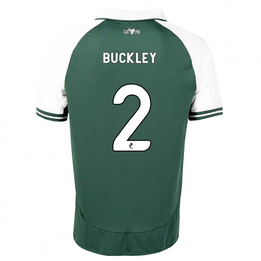 Danxen Uomo Maglia Adam Buckley #2 Bianco Verde Marino Kit Gara Home 2026/27 Maglietta