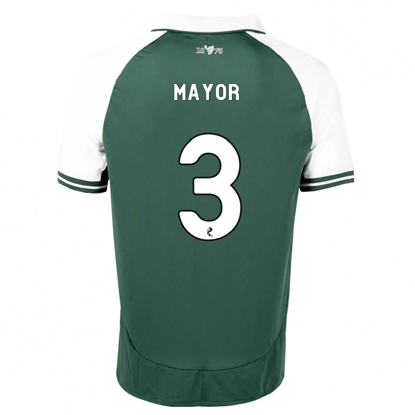 Danxen Uomo Maglia Adam Mayor #3 Bianco Verde Marino Kit Gara Home 2026/27 Maglietta
