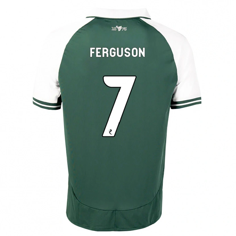 Danxen Uomo Maglia Abbie Ferguson #7 Bianco Verde Marino Kit Gara Home 2026/27 Maglietta