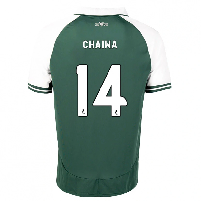 Danxen Uomo Maglia Miguel Chaiwa #14 Bianco Verde Marino Kit Gara Home 2026/27 Maglietta
