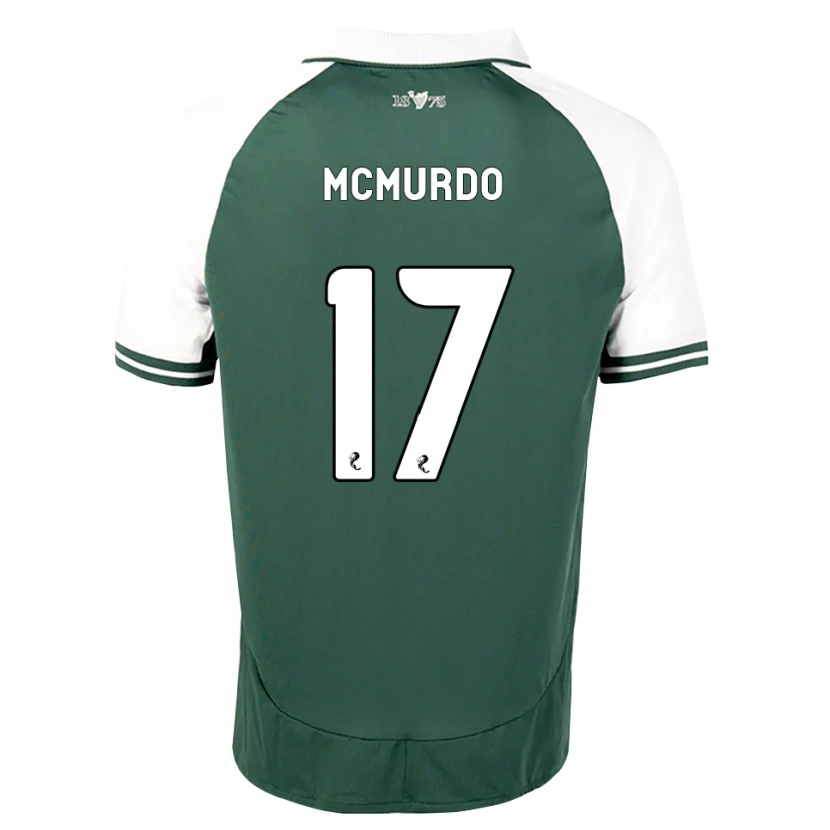 Danxen Uomo Maglia Jamie Mcmurdo #17 Bianco Verde Marino Kit Gara Home 2026/27 Maglietta