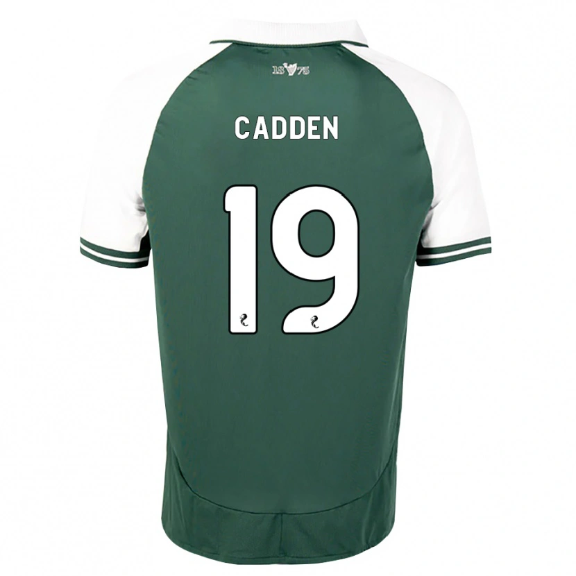 Danxen Uomo Maglia Nicky Cadden #19 Bianco Verde Marino Kit Gara Home 2026/27 Maglietta