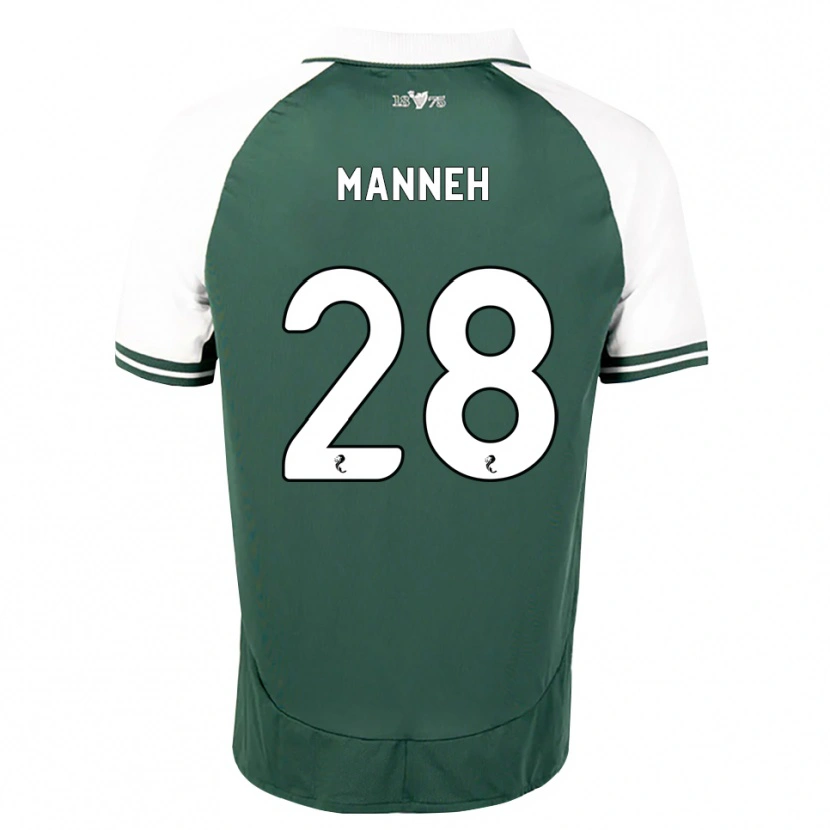 Danxen Uomo Maglia Alasana Manneh #28 Bianco Verde Marino Kit Gara Home 2026/27 Maglietta