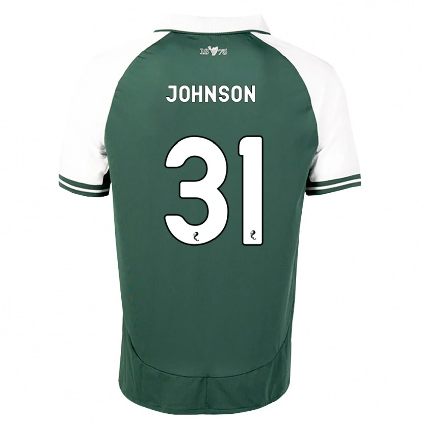 Danxen Uomo Maglia Murray Johnson #31 Bianco Verde Marino Kit Gara Home 2026/27 Maglietta