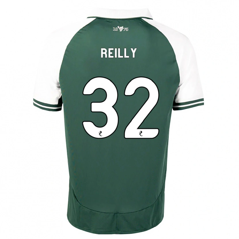 Danxen Uomo Maglia Kirsten Reilly #32 Bianco Verde Marino Kit Gara Home 2026/27 Maglietta