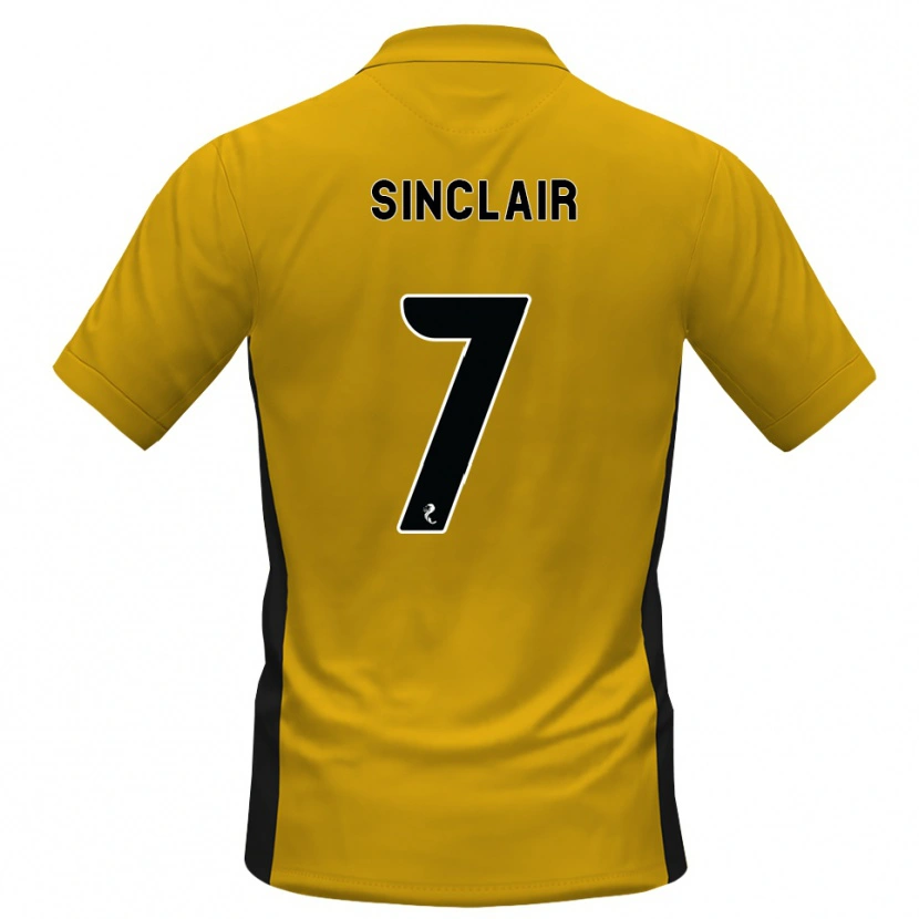 Danxen Uomo Maglia Tyrese Sinclair #7 Bianco Arancione Kit Gara Home 2026/27 Maglietta