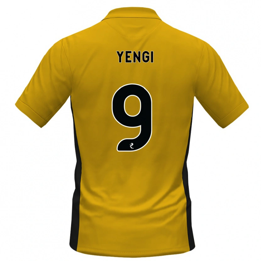 Danxen Uomo Maglia Tete Yengi #9 Bianco Arancione Kit Gara Home 2026/27 Maglietta