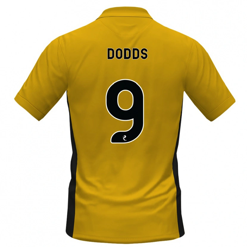 Danxen Uomo Maglia Jen Dodds #9 Bianco Arancione Kit Gara Home 2026/27 Maglietta