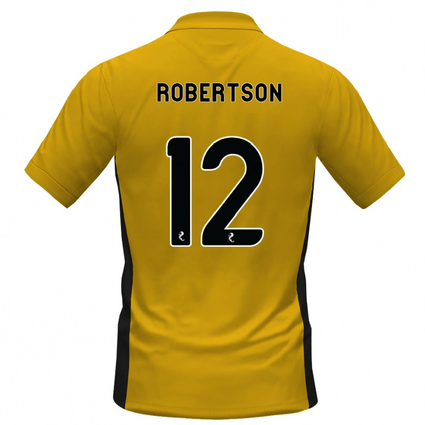 Danxen Uomo Maglia Mitchell Robertson #12 Bianco Arancione Kit Gara Home 2026/27 Maglietta