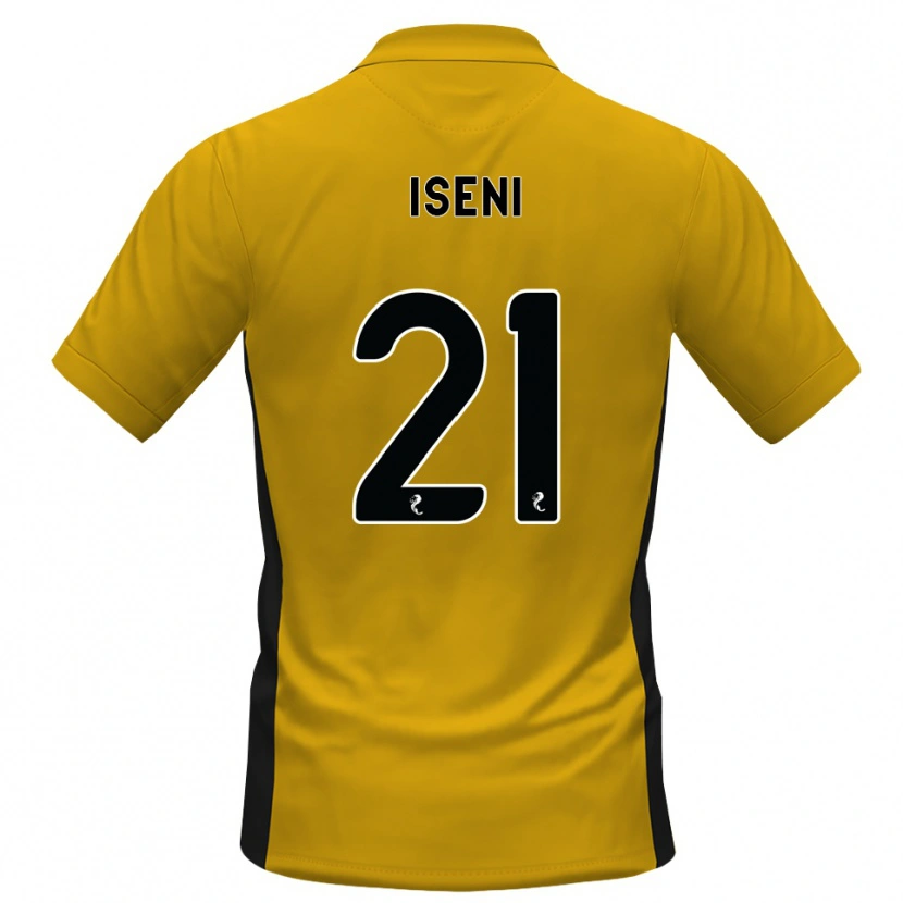 Danxen Uomo Maglia Besir Iseni #21 Bianco Arancione Kit Gara Home 2026/27 Maglietta