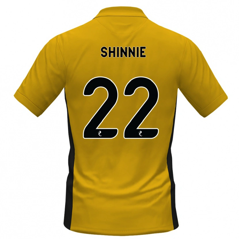Danxen Uomo Maglia Andrew Shinnie #22 Bianco Arancione Kit Gara Home 2026/27 Maglietta