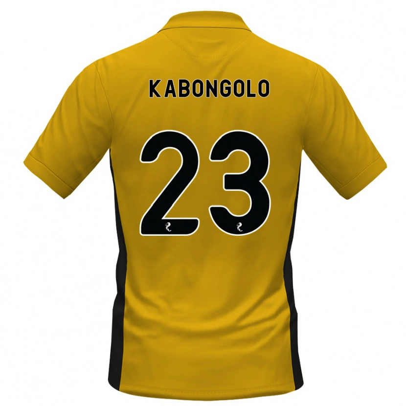 Danxen Uomo Maglia Brooklyn Kabongolo #23 Bianco Arancione Kit Gara Home 2026/27 Maglietta