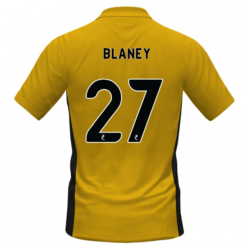 Danxen Uomo Maglia Shane Blaney #27 Bianco Arancione Kit Gara Home 2026/27 Maglietta