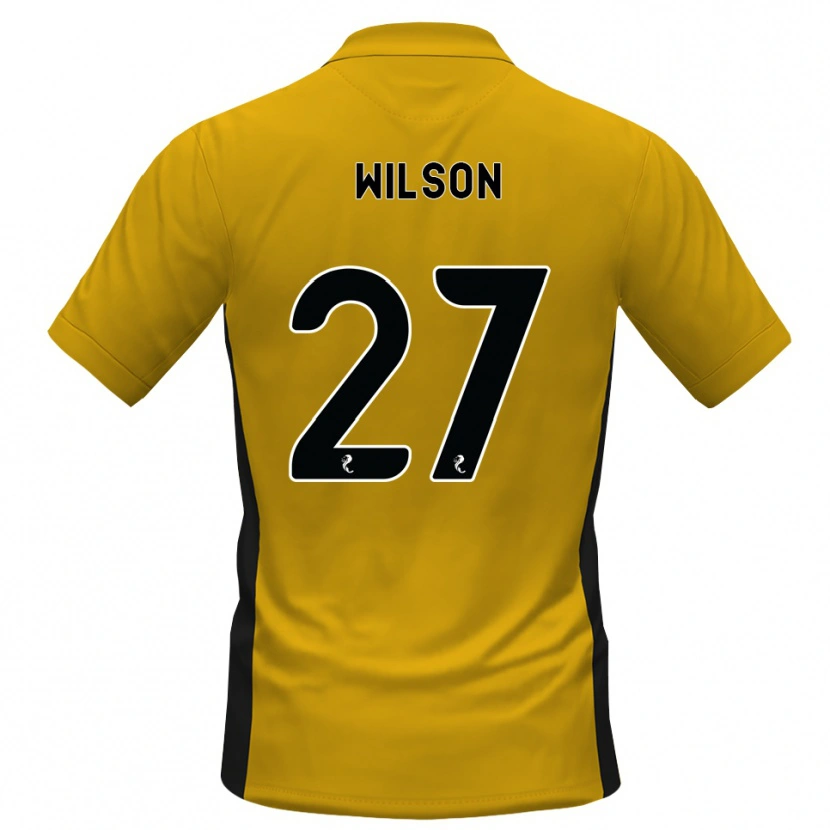 Danxen Uomo Maglia Danny Wilson #27 Bianco Arancione Kit Gara Home 2026/27 Maglietta