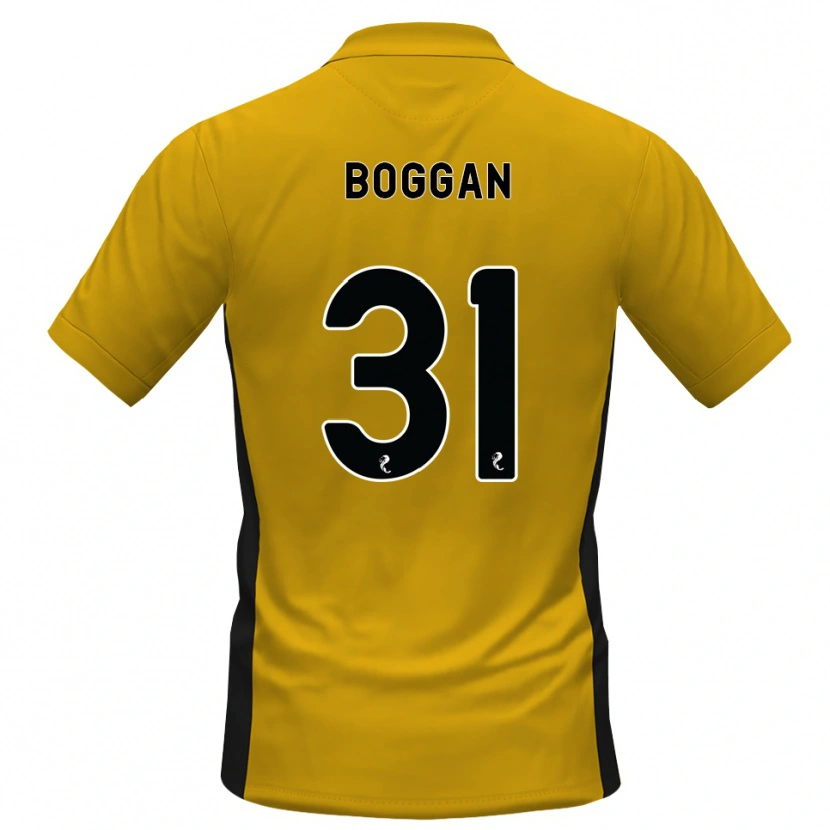 Danxen Uomo Maglia Joe Boggan #31 Bianco Arancione Kit Gara Home 2026/27 Maglietta