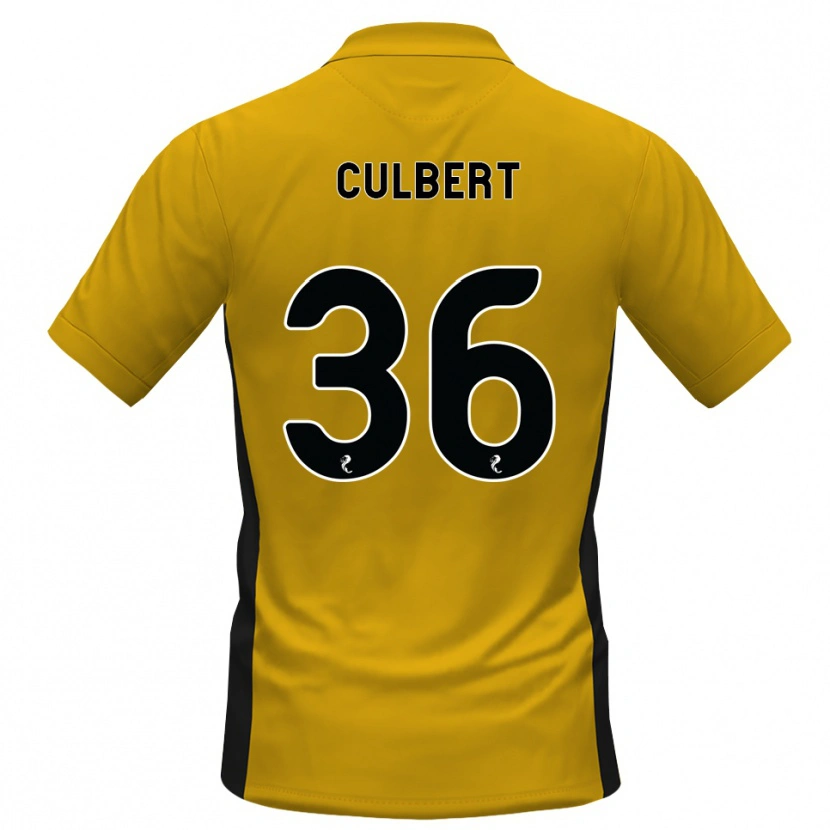 Danxen Uomo Maglia Sam Culbert #36 Bianco Arancione Kit Gara Home 2026/27 Maglietta