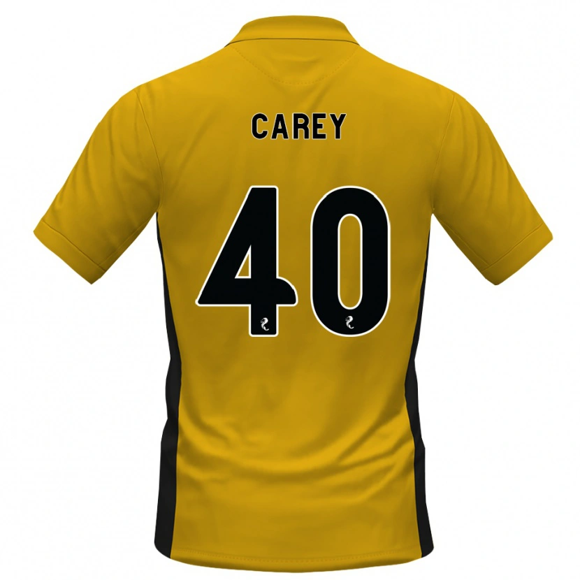 Danxen Uomo Maglia Graham Carey #40 Bianco Arancione Kit Gara Home 2026/27 Maglietta