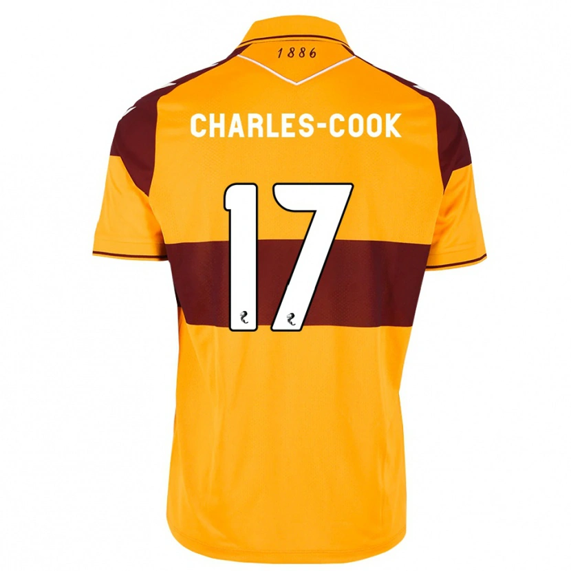 Danxen Uomo Maglia Regan Charles-Cook #17 Arancione Marrone Kit Gara Home 2026/27 Maglietta