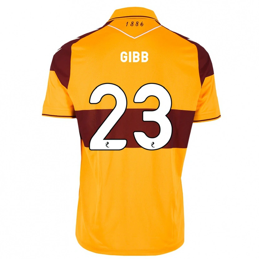 Danxen Uomo Maglia Sarah Gibb #23 Arancione Marrone Kit Gara Home 2026/27 Maglietta