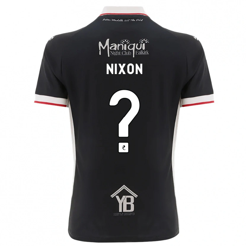 Danxen Uomo Maglia Stevie Nixon #0 Nero Bianco Rosso Kit Gara Home 2026/27 Maglietta