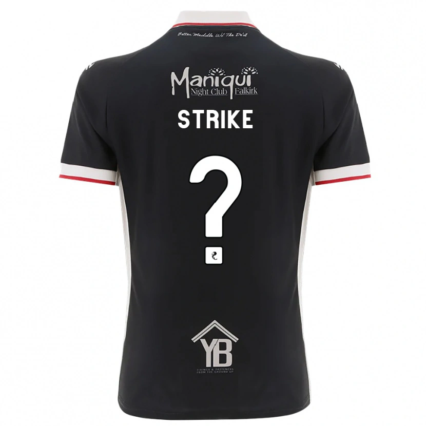 Danxen Uomo Maglia Ally Strike #0 Nero Bianco Rosso Kit Gara Home 2026/27 Maglietta