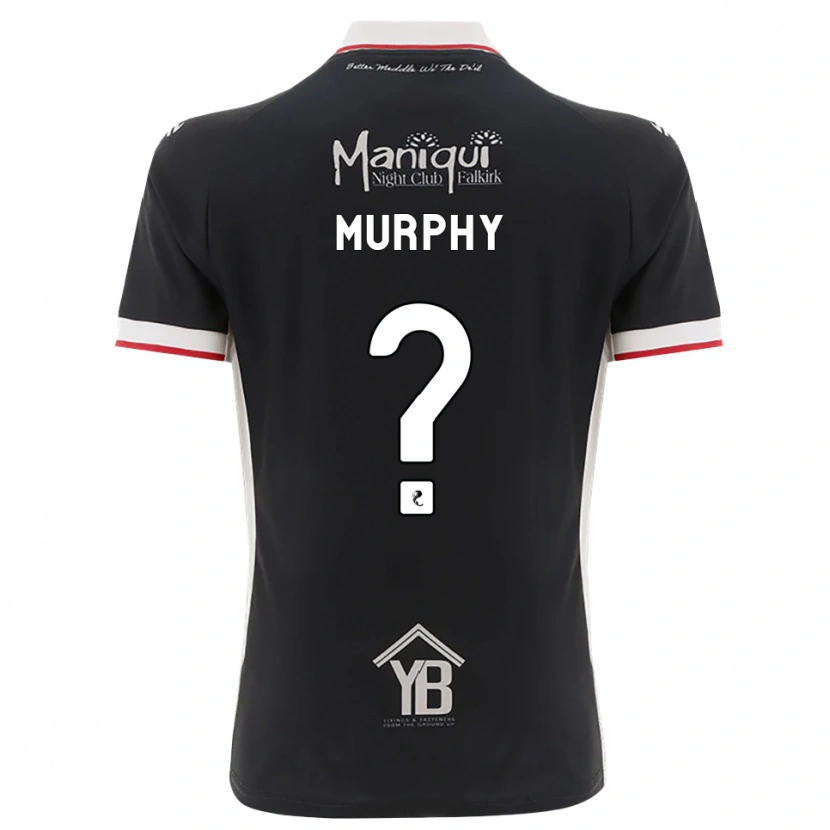 Danxen Uomo Maglia Olivia Murphy #0 Nero Bianco Rosso Kit Gara Home 2026/27 Maglietta