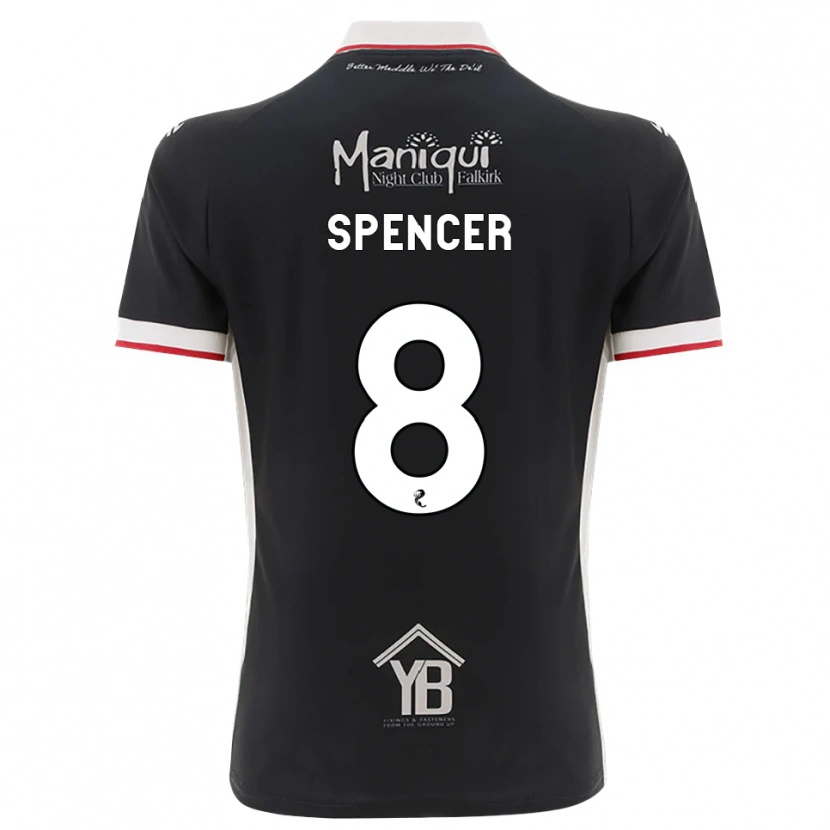 Danxen Uomo Maglia Brad Spencer #8 Nero Bianco Rosso Kit Gara Home 2026/27 Maglietta