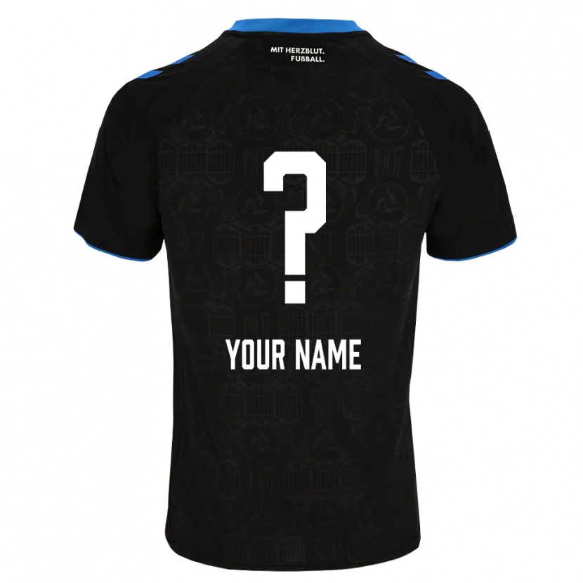 Danxen Uomo Maglia Il Tuo Nome #0 Nero Bianco Rosso Kit Gara Home 2026/27 Maglietta
