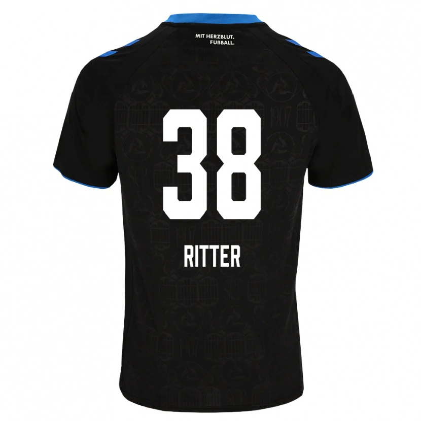 Danxen Uomo Maglia Max Ritter #38 Nero Bianco Rosso Kit Gara Home 2026/27 Maglietta