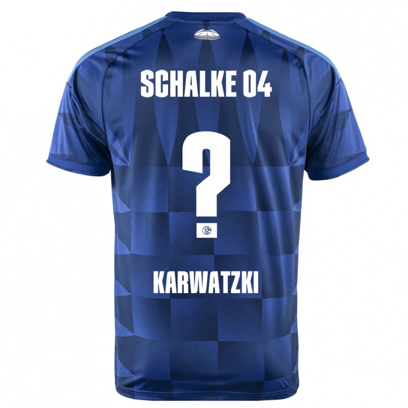 Danxen Uomo Maglia Lucy Karwatzki #0 Blu Scuro Giallo Bianco Kit Gara Home 2026/27 Maglietta