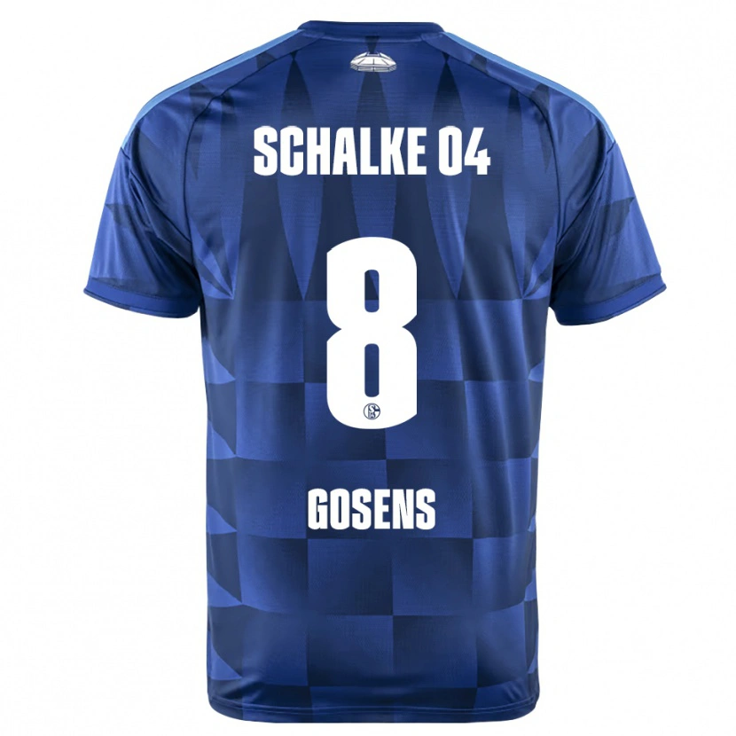 Danxen Uomo Maglia Robin Gosens #8 Blu Scuro Giallo Bianco Kit Gara Home 2026/27 Maglietta
