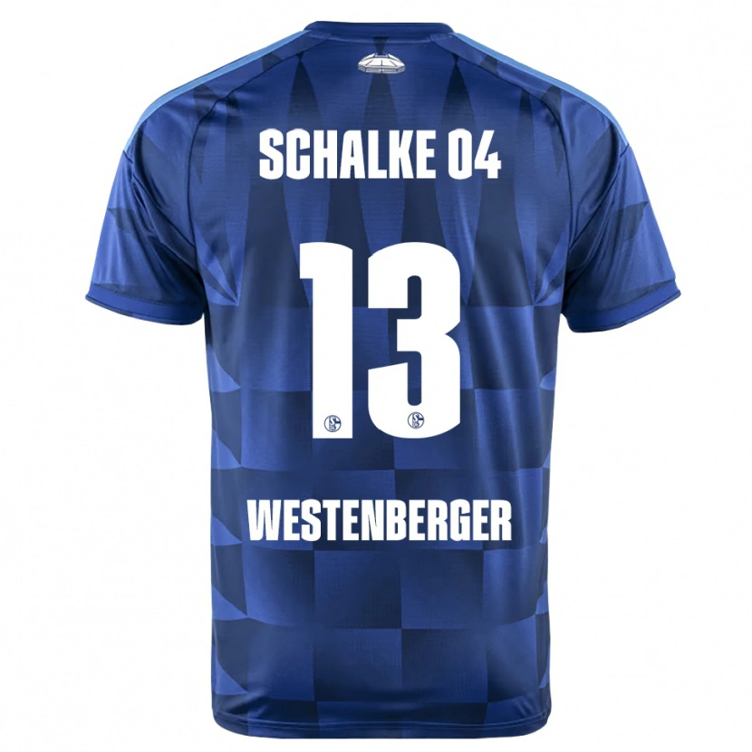 Danxen Uomo Maglia Noel Westenberger #13 Blu Scuro Giallo Bianco Kit Gara Home 2026/27 Maglietta