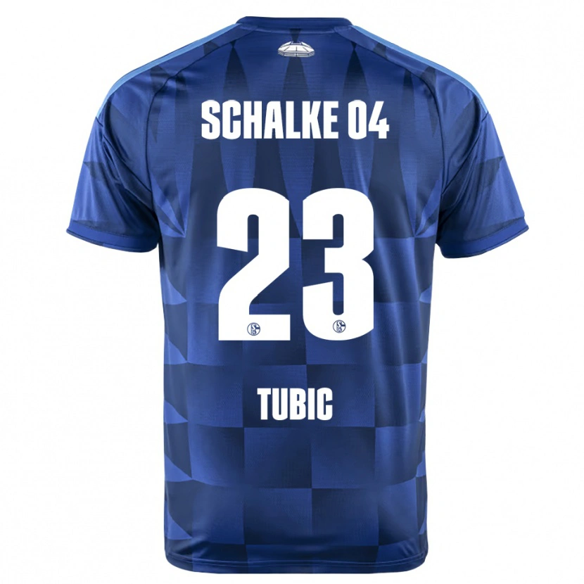 Danxen Uomo Maglia Malik Tubic #23 Blu Scuro Giallo Bianco Kit Gara Home 2026/27 Maglietta