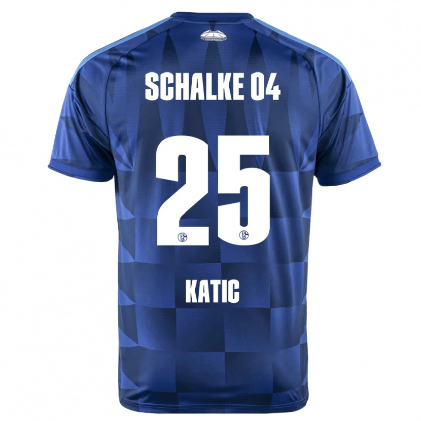 Danxen Uomo Maglia Nikola Katic #25 Blu Scuro Giallo Bianco Kit Gara Home 2026/27 Maglietta