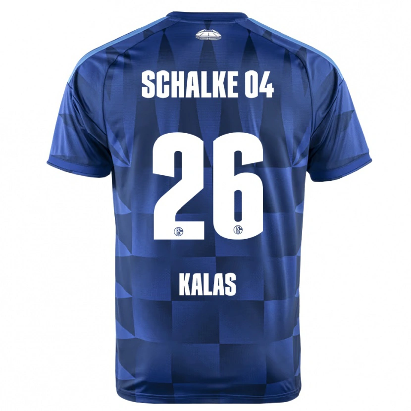 Danxen Uomo Maglia Tomas Kalas #26 Blu Scuro Giallo Bianco Kit Gara Home 2026/27 Maglietta